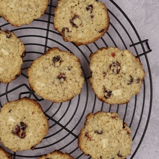 Blueberry and white choc cookies - Recipe photo by Veggie Ideas