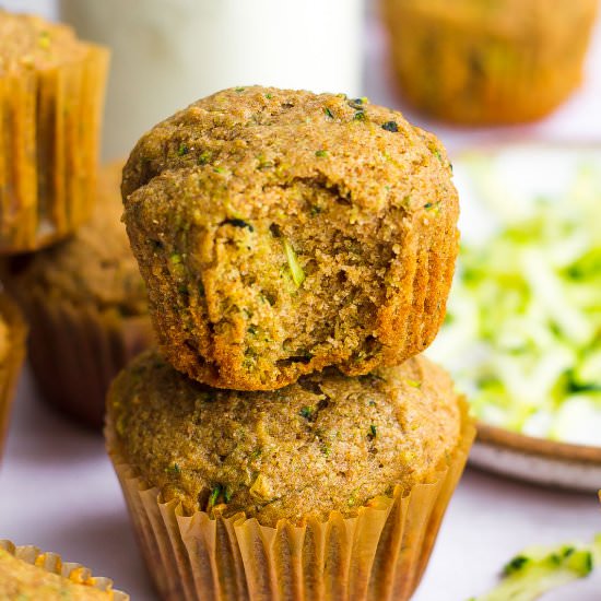 Greek Yogurt Zucchini Muffins - Recipe photo by Kathryns.kitchen.blog