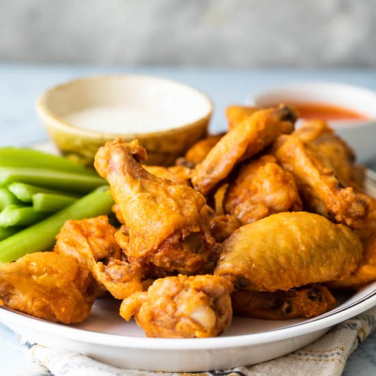 Baked Buffalo Wings - Recipe photo by culinaryhill