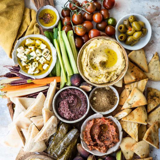 Mezze Platter - Recipe photo by culinaryhill