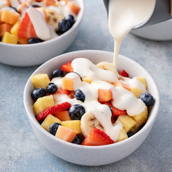 Bionicos Mexican Fruit Salad - Recipe photo by Lemon blossoms