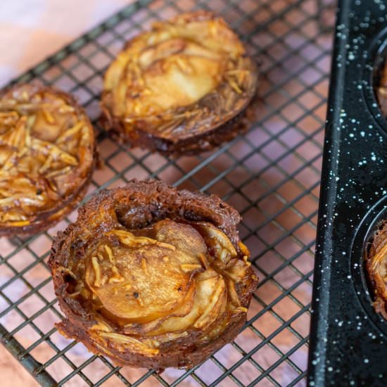 Tumami Potato Stackers - Recipe photo by modernveganguide