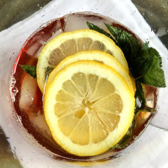 Lemon Iced Tea with Mi! - Recipe photo by emkayskitchen