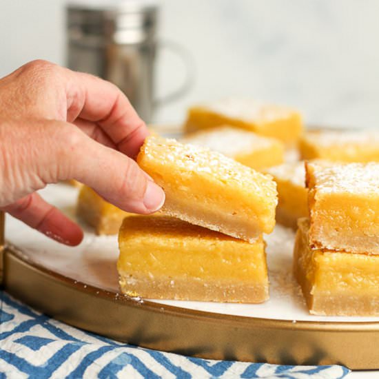 Lemon Shortbread Bars - Recipe photo by suebeehomemaker