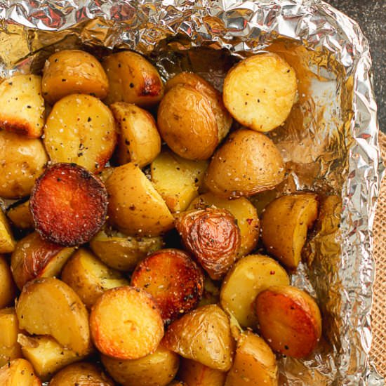 Small Potatoes on the Grill - Recipe photo by suebeehomemaker