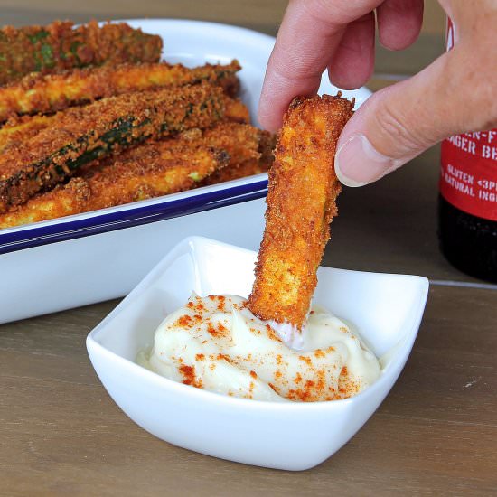 Baked Zucchini Fries - Recipe photo by glutenfreealchemist