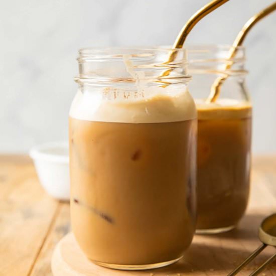 Protein Iced Coffee - Recipe photo by Jar Of Lemons