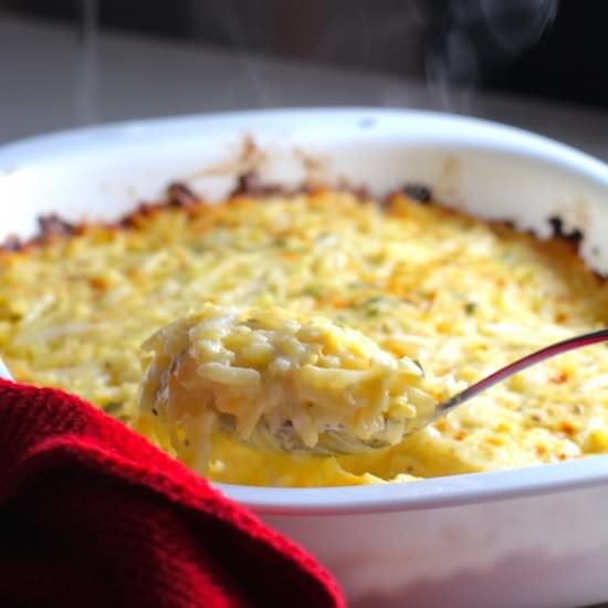 Cheesy Hash Brown Casserole - Recipe photo by TalkingMeals