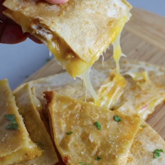 Chicken Corn Tortilla Quesadillas - Recipe photo by TalkingMeals