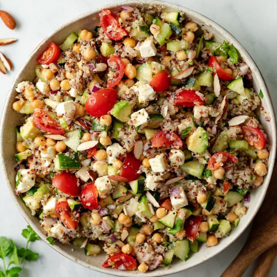 Quinoa Chickpea Salad - Recipe photo by The Last Food Blog