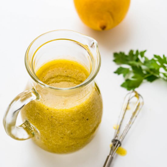 Easy Lemon Vinaigrette - Recipe photo by garlic and zest