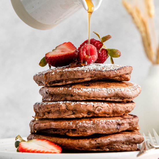Best Chocolate Pancakes - Recipe photo by ToSimplyInspire