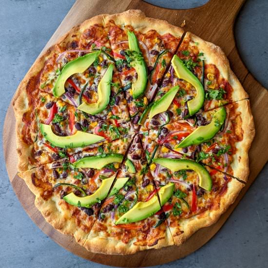 California Veggie Pizza - Recipe photo by thecandidcooks