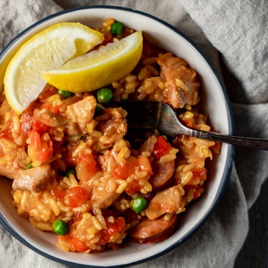 Instant Pot Paella - Recipe photo by Went Here 8 This