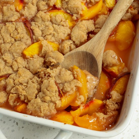 Peach Cobbler - Recipe photo by Small Town Woman