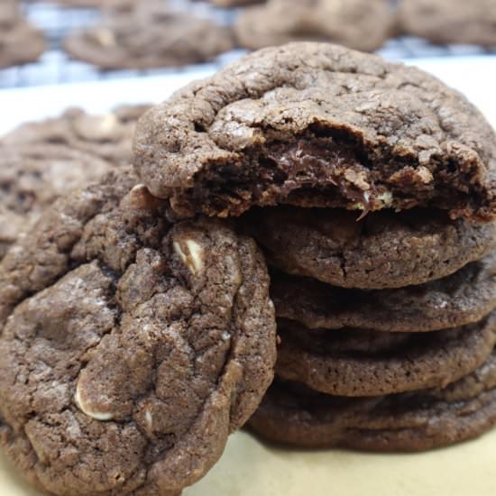 Double Chocolate Chip Cookies - Recipe photo by TheFreckledCook