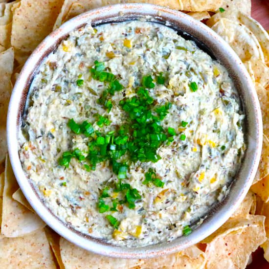Vegan Nopales Dip - Recipe photo by veryveganval