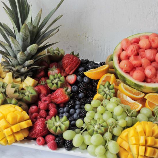 Fruit Display - Recipe photo by homebodyeats