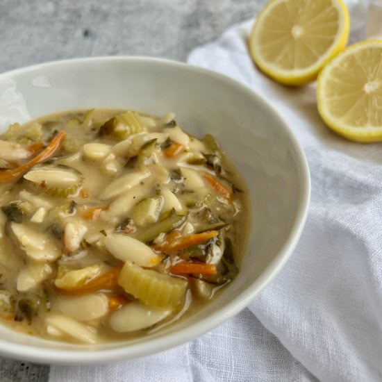 Creamy Lemon Orzo Soup - Recipe photo by Eatbreathelove313