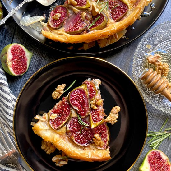 Fig Tart With Phyllo - Recipe photo by The Greek Foodie