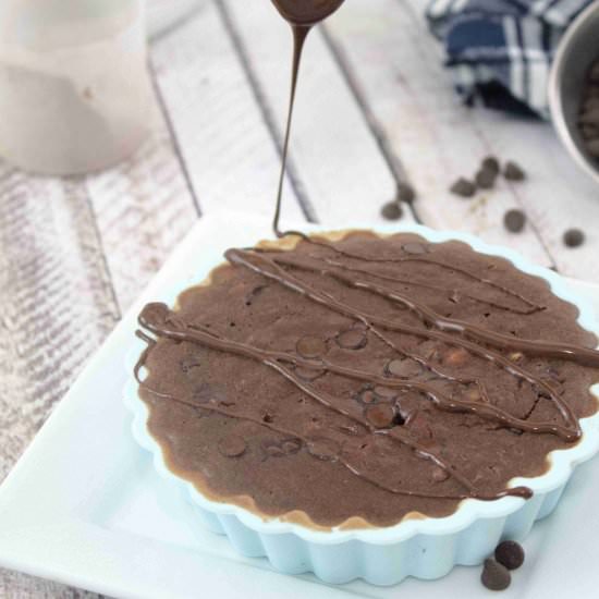 Double Chocolate Protein Baked Oats - Recipe photo by Fitasamamabear