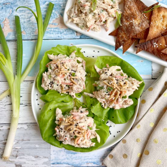 Creamy Sesame Chicken Salad - Recipe photo by Theyummymuffin