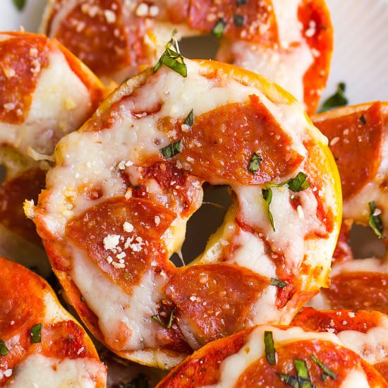 Homemade Pizza Bagel Bites - Recipe photo by Kathryns.kitchen.blog
