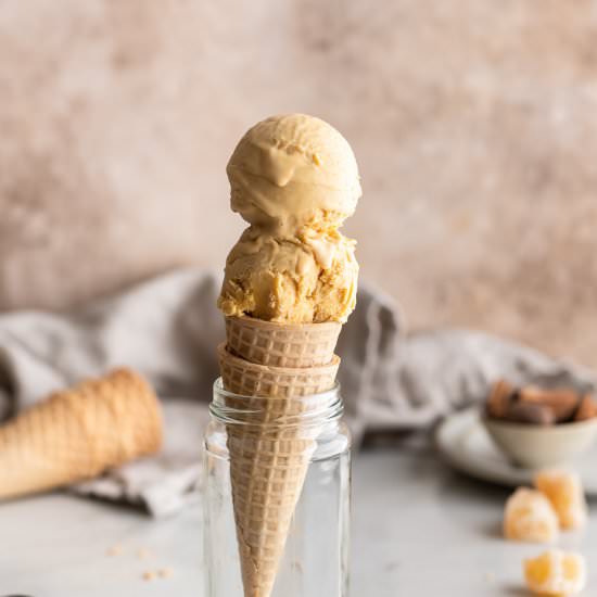 pumpkin ice cream - Recipe photo by withspice