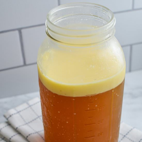 Instant Pot Beef Bone Broth - Recipe photo by littlehomeinthemaking