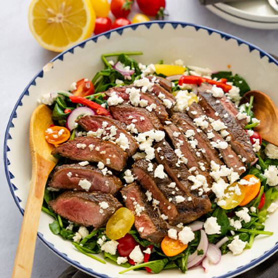 Grilled Balsamic Marinated Steak - Recipe photo by wellnesssleuth