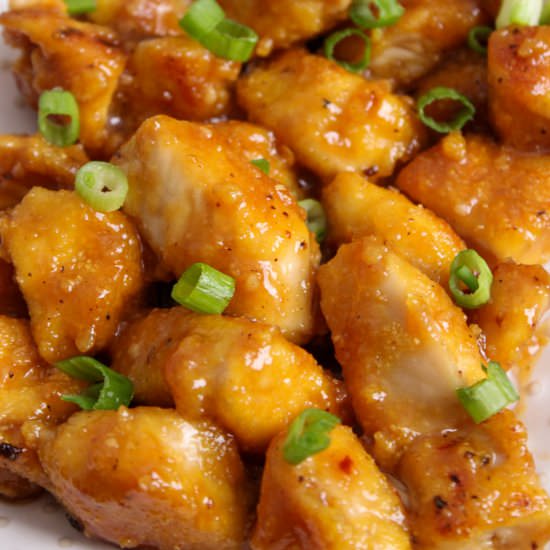 Gluten Free Orange Chicken - Recipe photo by simplyscrumptiouseats