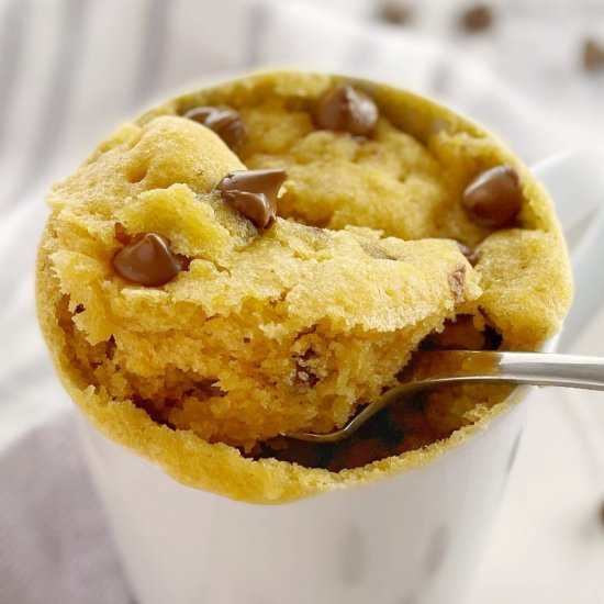 Choc Chip Mug Cake - Recipe photo by chef not required