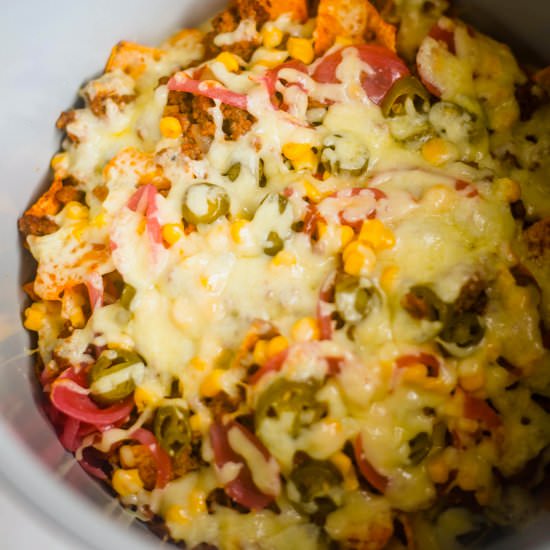 Easy Air Fryer Nachos - Recipe photo by tiffinandteaofficial