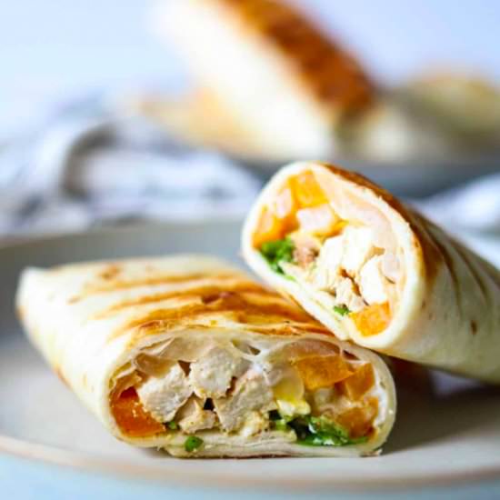 Easy Chicken Fajita Wraps - Recipe photo by simplymadeeats