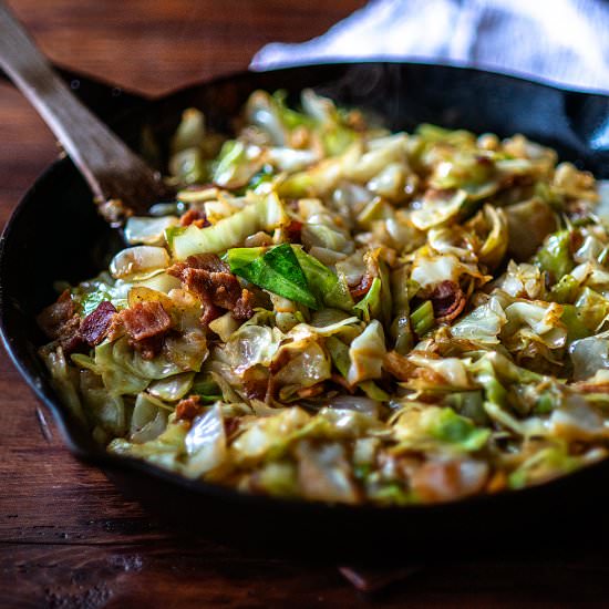 Fried Cabbage Recipe - Recipe photo by Chicken Fried Kitchen