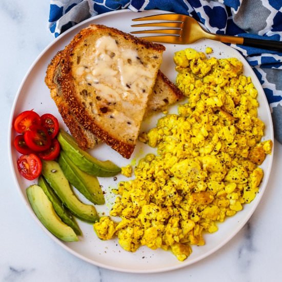Silken Tofu Scramble - Recipe photo by amykatz