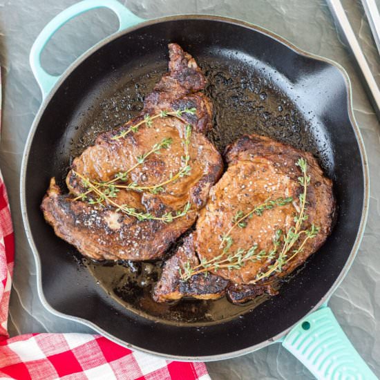 Reverse Sear Ribeye - Recipe photo by amandascookin