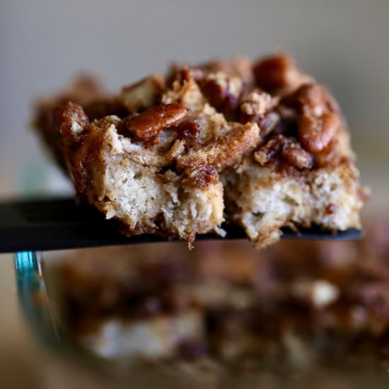 Easy Vegan French Toast Casserole - Recipe photo by theconscientiouseater