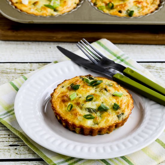 Zucchini Breakfast Tarts - Recipe photo by kalynskitchen