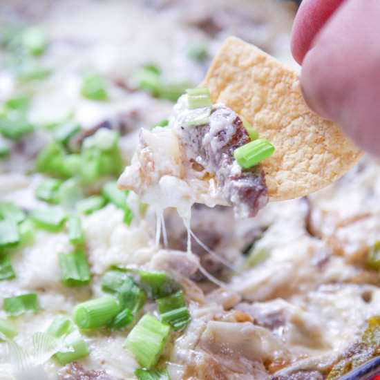 Philly Cheesesteak Dip - Recipe photo by BakingBeauty
