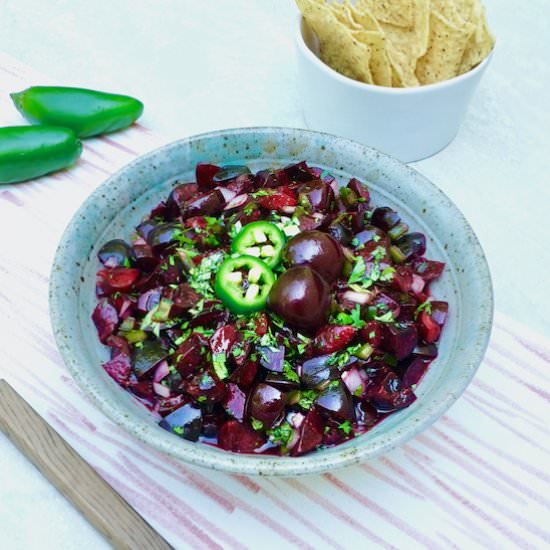 Cherry Salsa - Recipe photo by anothertablespoon