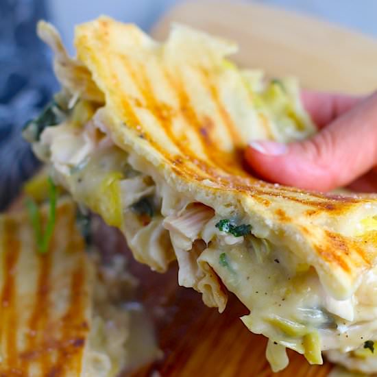Chicken Grilled Pita Sandwiches - Recipe photo by TalkingMeals