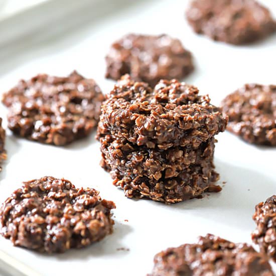 No-Bake Cookies (No Peanut Butter) - Recipe photo by Suburban Simplicity