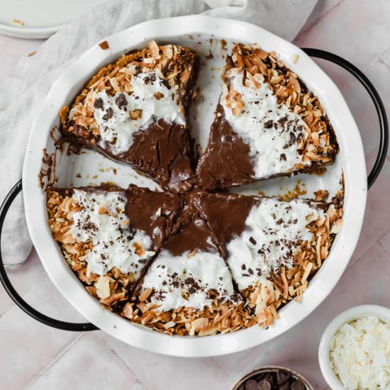 Chocolate Coconut Cream Pie - Recipe photo by apaigeofpositivity