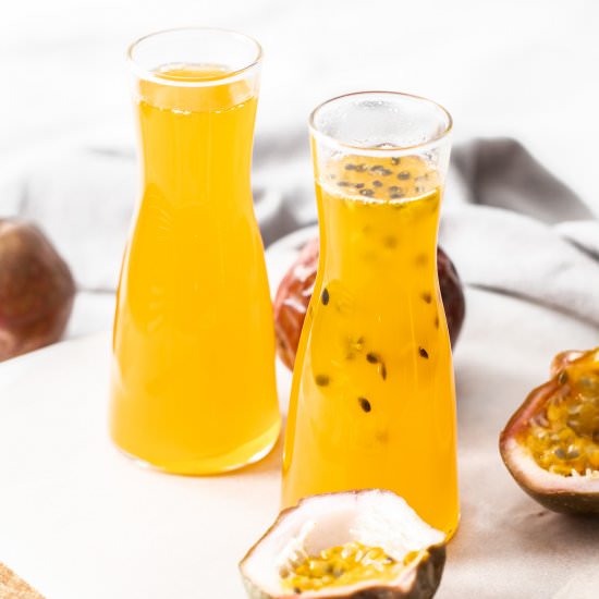 Passionfruit Syrup - Recipe photo by sugarsaltmagic