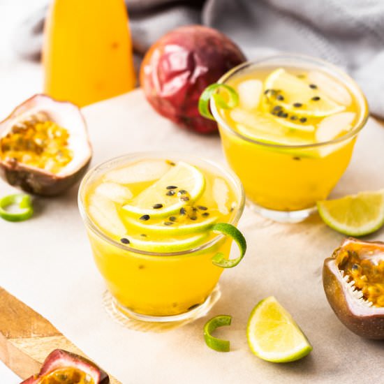 Passionfruit Mojito - Recipe photo by sugarsaltmagic