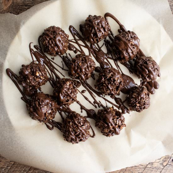 Healthy Chocolate PB Balls - Recipe photo by Jillianshealthfuleats