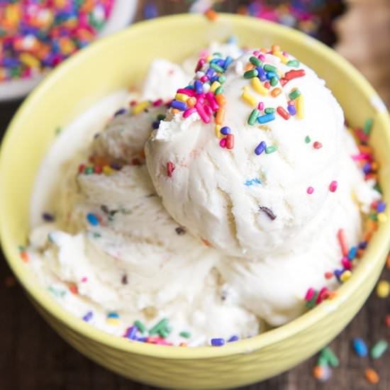 Cake Batter Ice Cream - Recipe photo by like mother like daughter