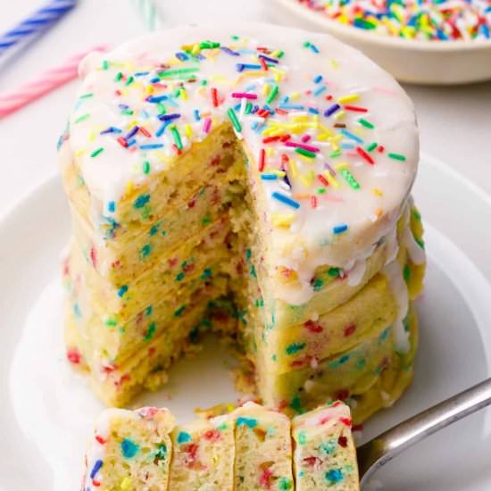 Birthday Cake Pancakes - Recipe photo by AllThingsMamma