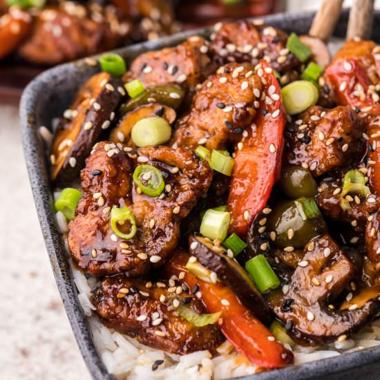 30 Minute Mongolian Tenderloin - Recipe photo by CallMePMc